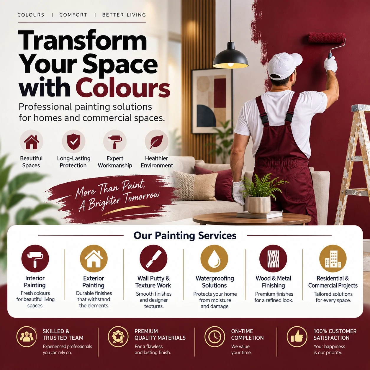 Painting and waterproofing service creative
